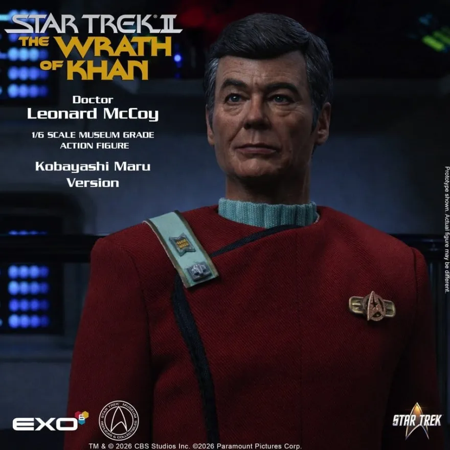 Star Trek II: Der Zorn des Khan Actionfigur 1/6 Dr. Leonard McCoy Kobayashi Maru Version 30 cm