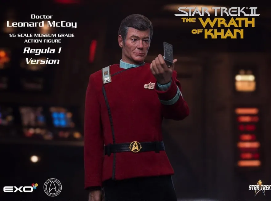 Star Trek II: Der Zorn des Khan Actionfigur 1/6 Dr. Leonard McCoy Regula I Version 30 cm