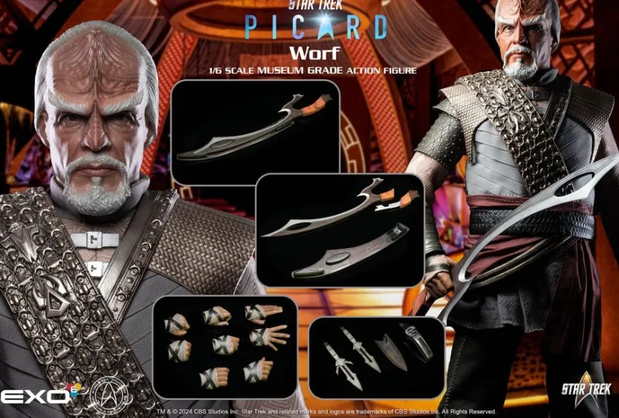 Star Trek: Picard Actionfigur 1/6 Worf 30 cm