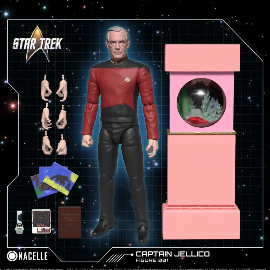 Star Trek The Next Generation Captain Jellico Actionfigur 16,2 cm