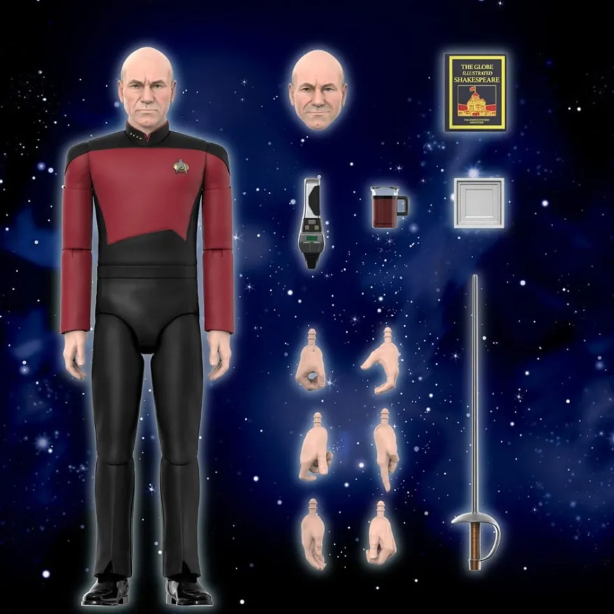 Star Trek: The Next Generation Ultimates Actionfigur Captain Picard 18 cm