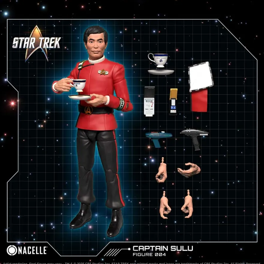 Star Trek VI Das unentdeckte Land Captain Sulu Actionfigur 16,2 cm