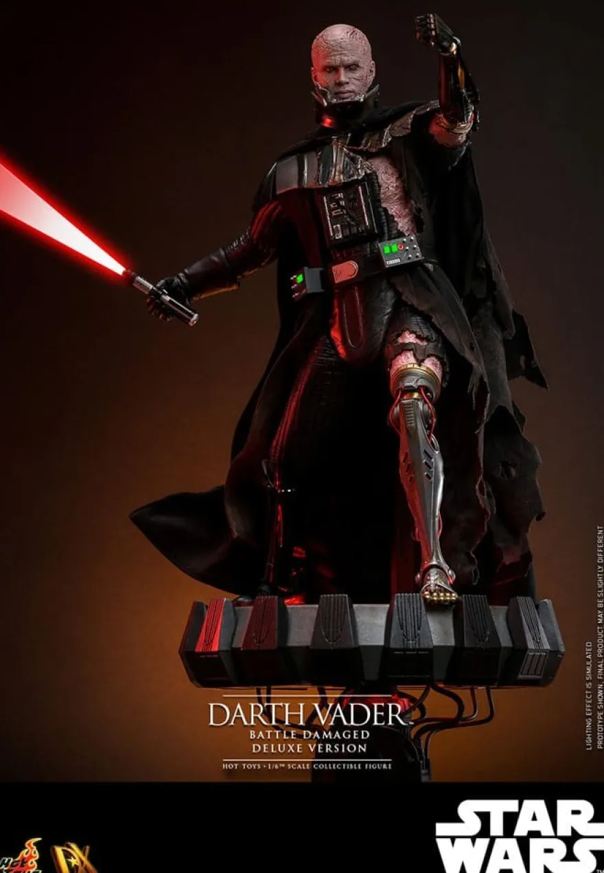 Star Wars Actionfigur 1/6 Darth Vader (Battle Damaged) Deluxe Version 35 cm