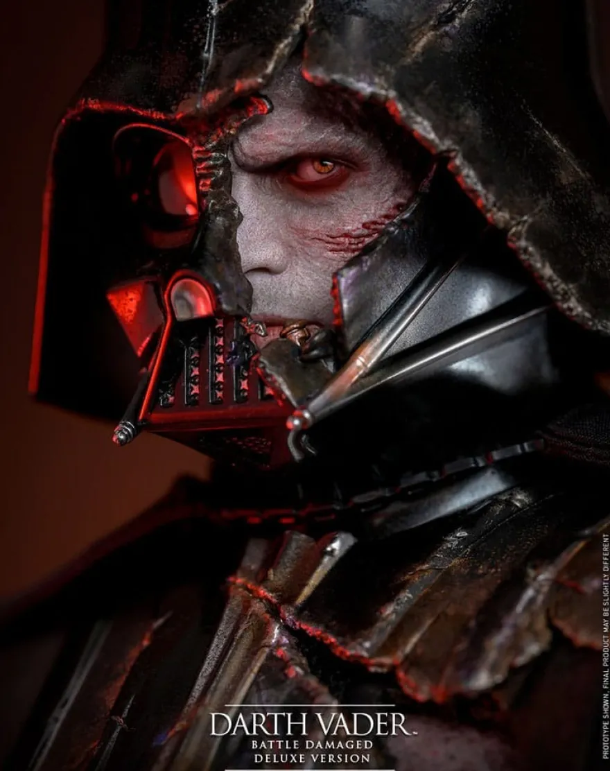 Star Wars Actionfigur 1/6 Darth Vader (Battle Damaged) Deluxe Version 35 cm