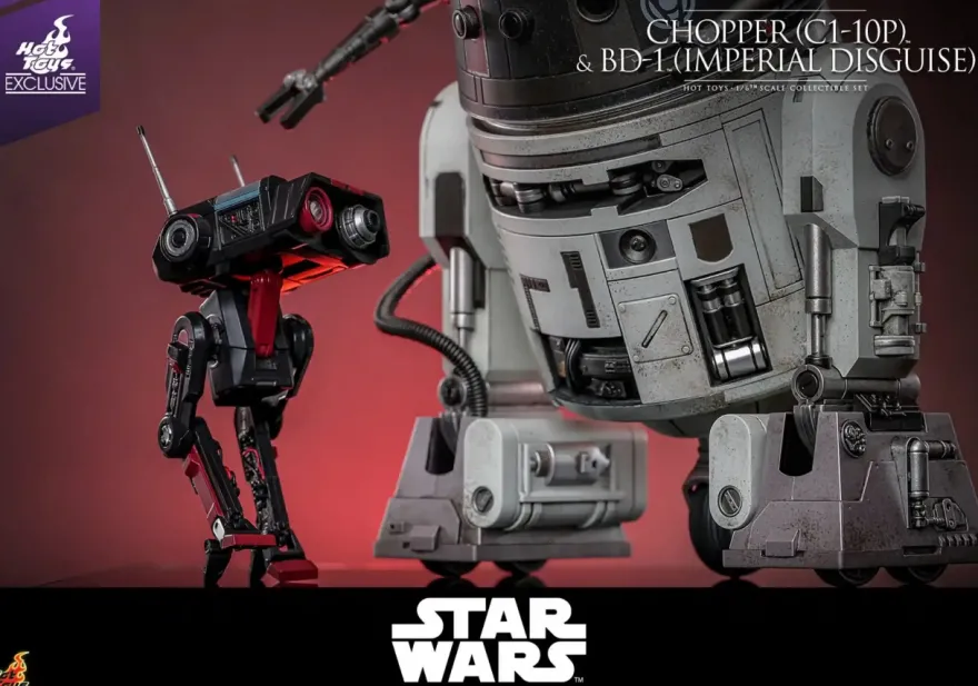 Star Wars Actionfigur Set 1/6 Chopper C1-10P & BD-1 (Imperial Disguise) Hot Toy Exclusive