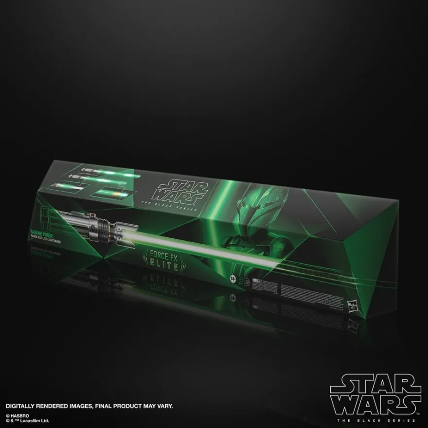 Star Wars: Ahsoka Black Series Replik Force FX Elite Lichtschwert Sabine Wren