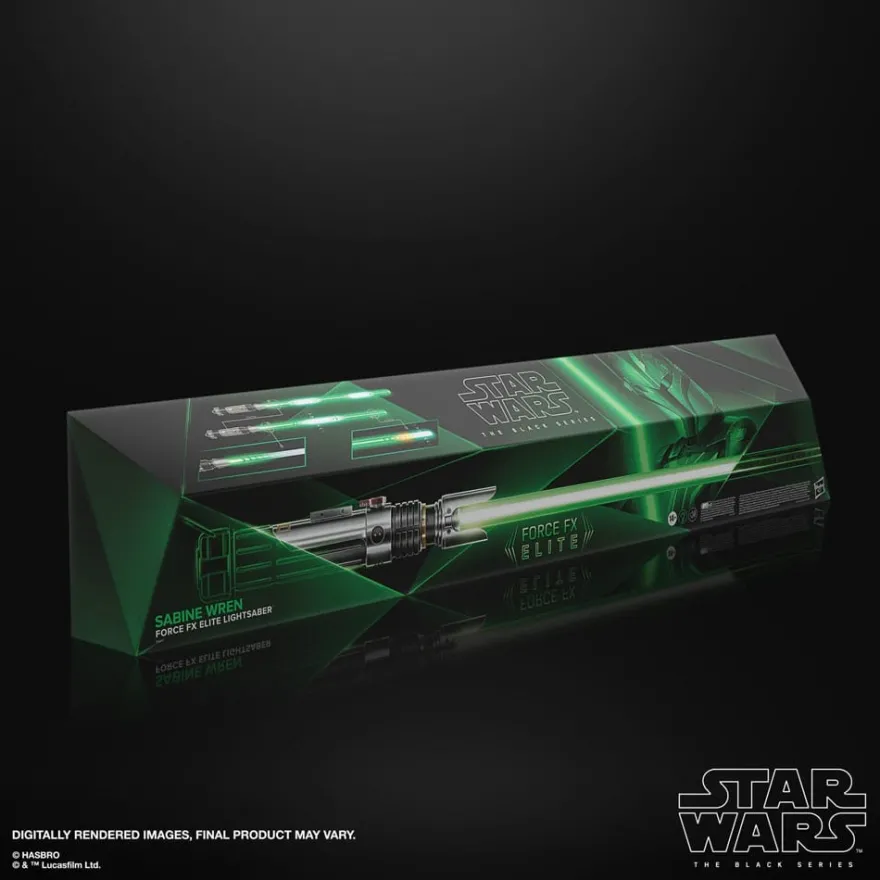 Star Wars: Ahsoka Black Series Replik Force FX Elite Lichtschwert Sabine Wren