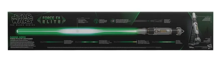 Star Wars: Ahsoka Black Series Replik Force FX Elite Lichtschwert Sabine Wren