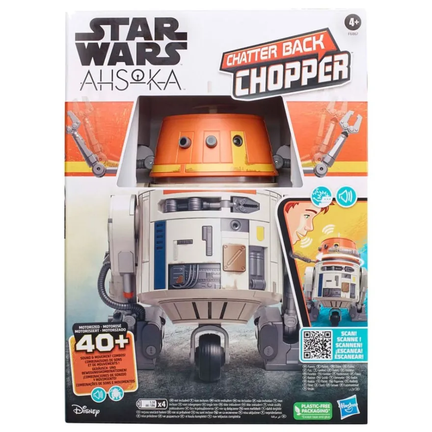 Star Wars: Ahsoka Elektronische Figur Animatronic Chatter Back Chopper 19 cm