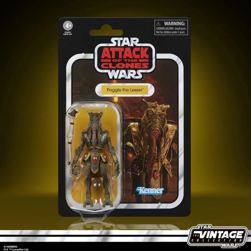Star Wars: Angriff der Klonekrieger The Vintage Collection Poggle der Geringere 9,5 cm