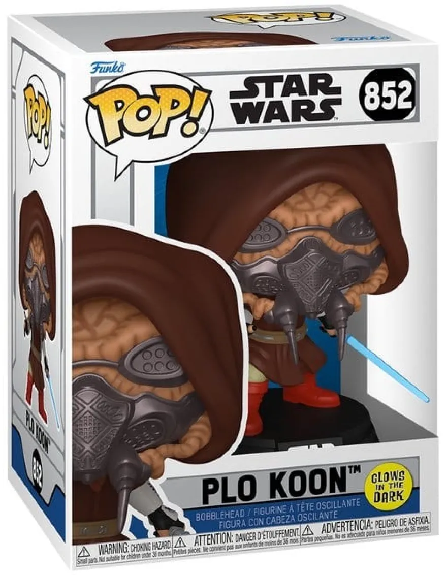 Star Wars Animation POP! Vinyl Figur Plo Koon (GW) 9 cm