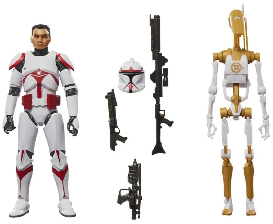 Star Wars: Battlefront II Black Series Actionfiguren 2er-Pack Phase I Assault Trooper & Battle Droid