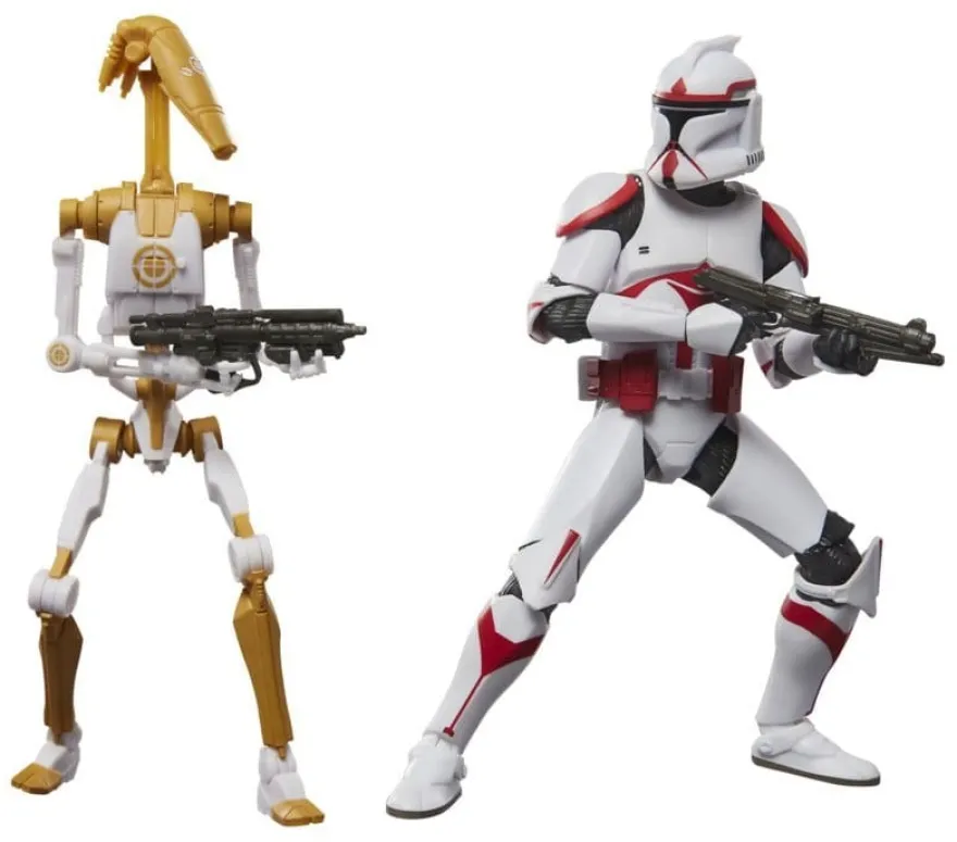 Star Wars: Battlefront II Black Series Actionfiguren 2er-Pack Phase I Assault Trooper & Battle Droid