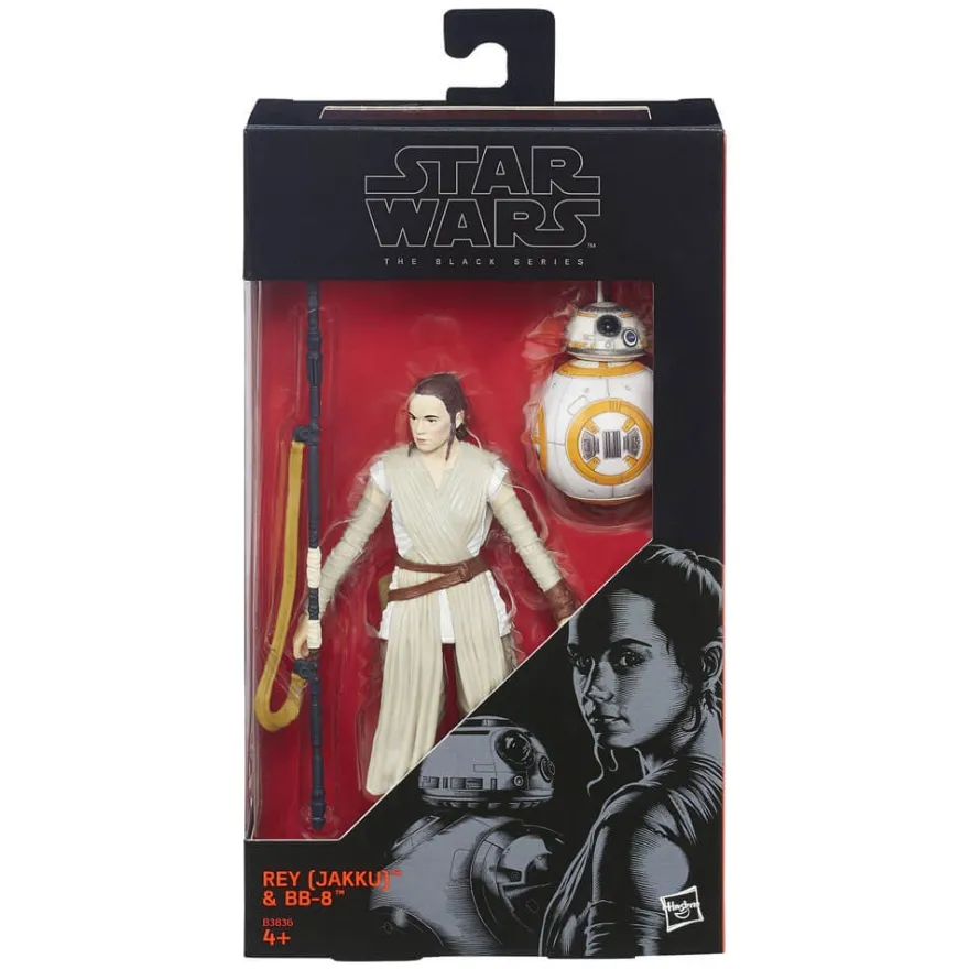 Star Wars Black Series Actionfigur 15 cm Rey (Jakku) & BB-8