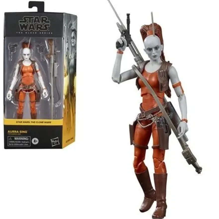 Star Wars Black Series Actionfigur 15 cm Aurra Sing (Clone Wars)