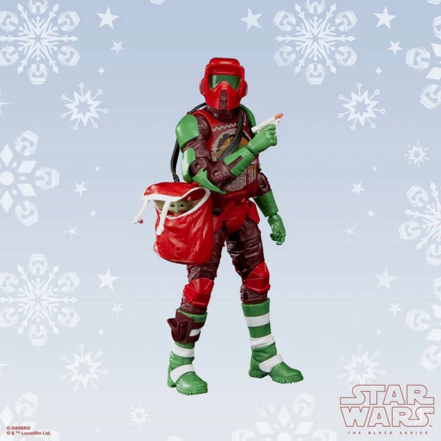 Star Wars Black Series Actionfigur 15 cm Scout Trooper (Holiday Edition)