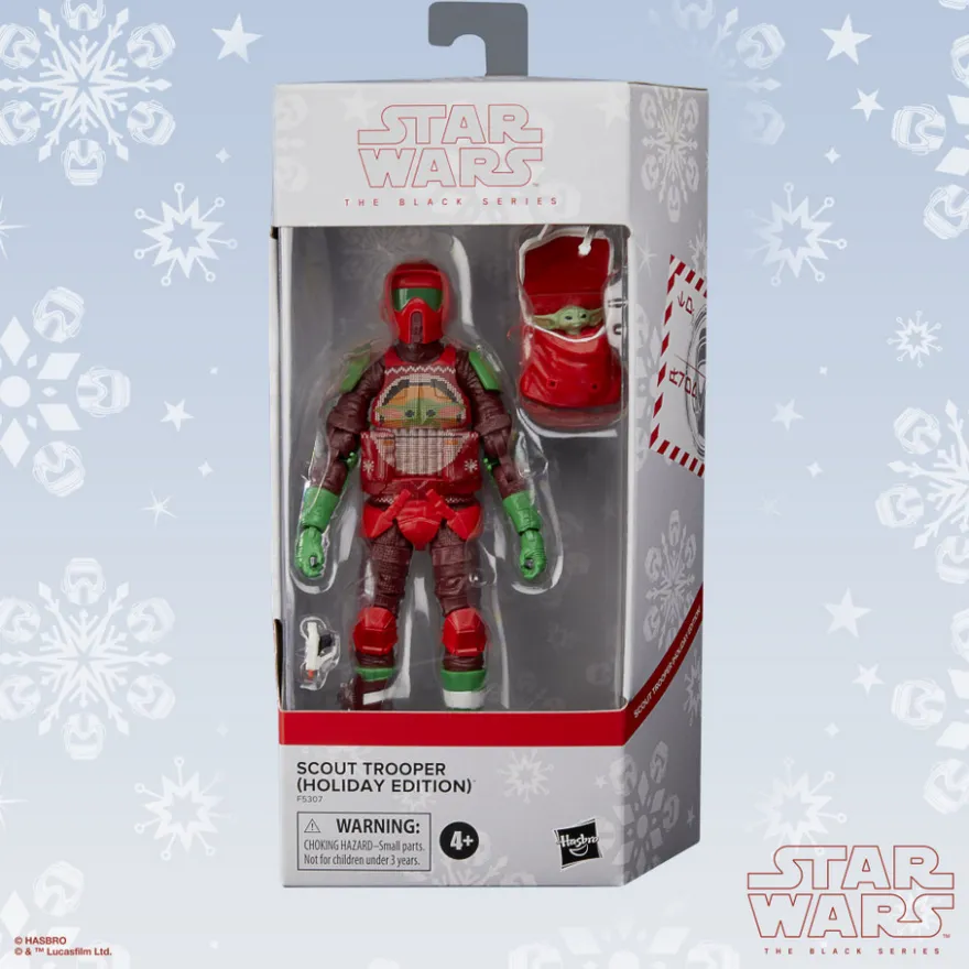 Star Wars Black Series Actionfigur 15 cm Scout Trooper (Holiday Edition)