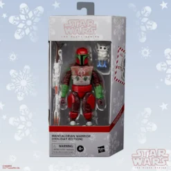 Star Wars Black Series Actionfigur 15 cm Mandalorian Warrior (Holiday Edition)