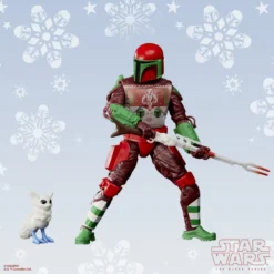 Star Wars Black Series Actionfigur 15 cm Mandalorian Warrior (Holiday Edition)