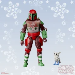 Star Wars Black Series Actionfigur 15 cm Mandalorian Warrior (Holiday Edition)