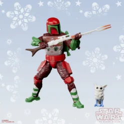 Star Wars Black Series Actionfigur 15 cm Mandalorian Warrior (Holiday Edition)
