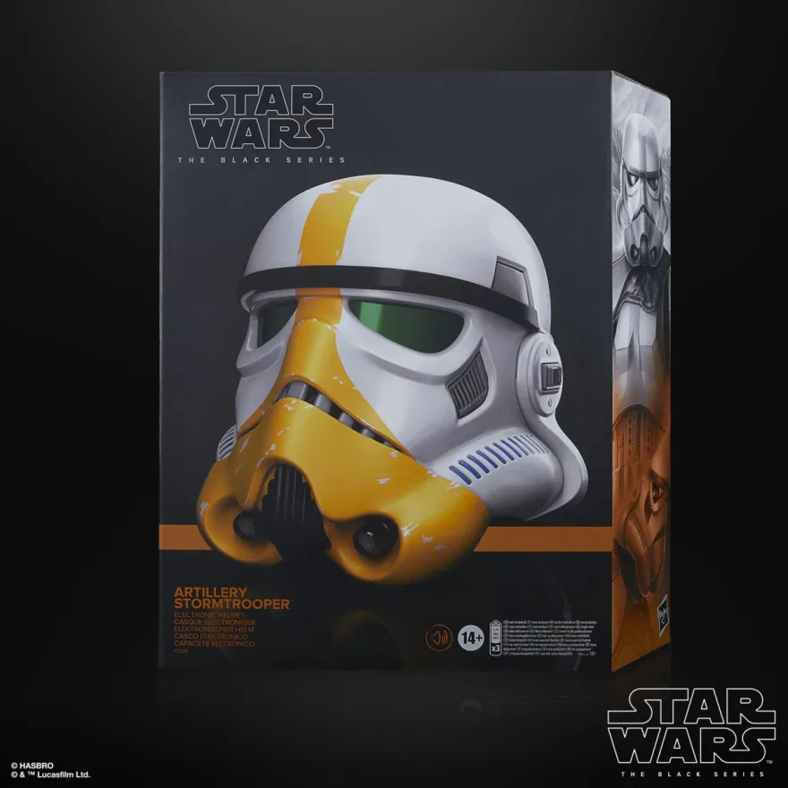 Star Wars Black Series Replik 1:1 Elektronischer Helm Artillery Stormtrooper