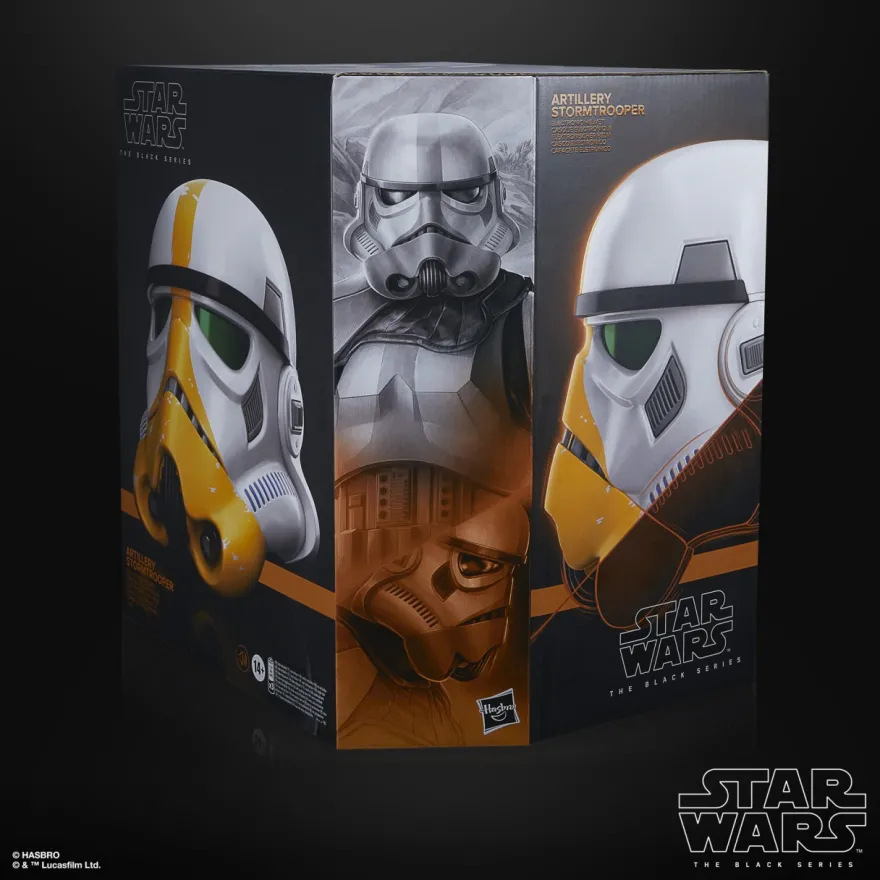 Star Wars Black Series Replik 1:1 Elektronischer Helm Artillery Stormtrooper