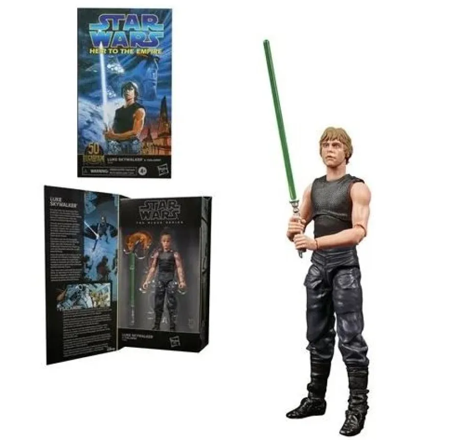 Star Wars Black Series 50th Anniversary Lucas Film Actionfigur 15 cm Luke Skywalker & Ysalamir
