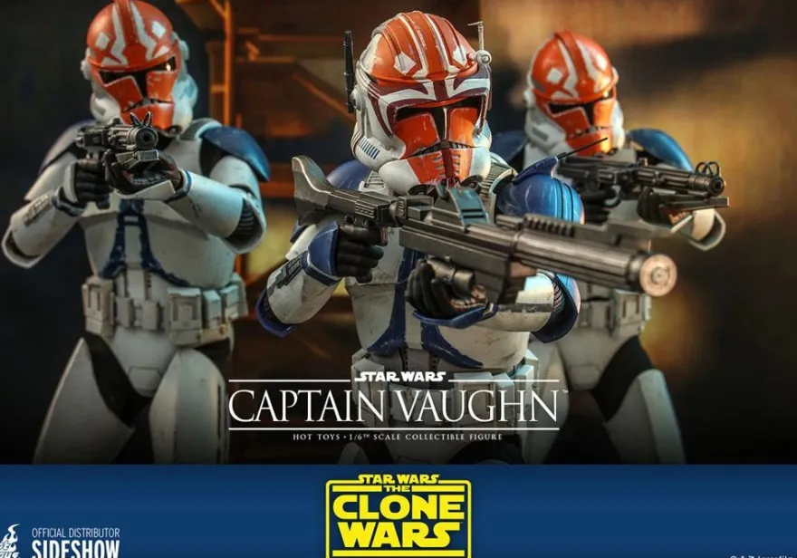 Star Wars Clone Wars Television Masterpiece Actionfigur 1/6 Captain Vaughn
