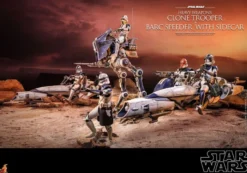Star Wars Clone Wars Television Masterpiece Actionfiguren-Set 1/6 Heavy Weapons Clone Trooper & BARC