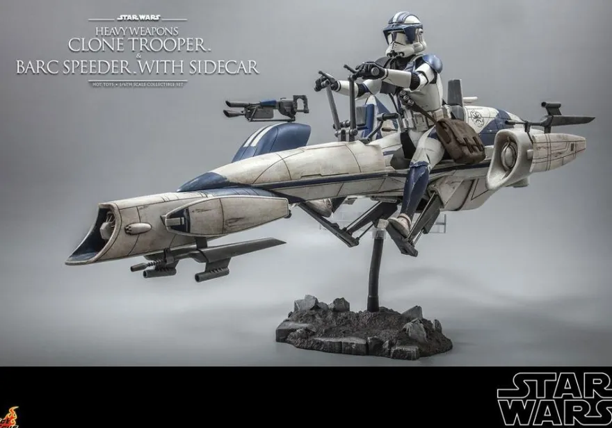 Star Wars Clone Wars Television Masterpiece Actionfiguren-Set 1/6 Heavy Weapons Clone Trooper & BARC