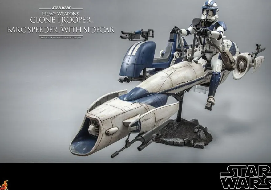 Star Wars Clone Wars Television Masterpiece Actionfiguren-Set 1/6 Heavy Weapons Clone Trooper & BARC
