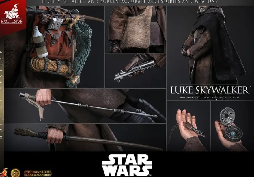 Star Wars: Die letzten Jedi Movie Masterpiece Actionfigur 1/6 Luke Skywalker (Artisan Edition) 29 cm