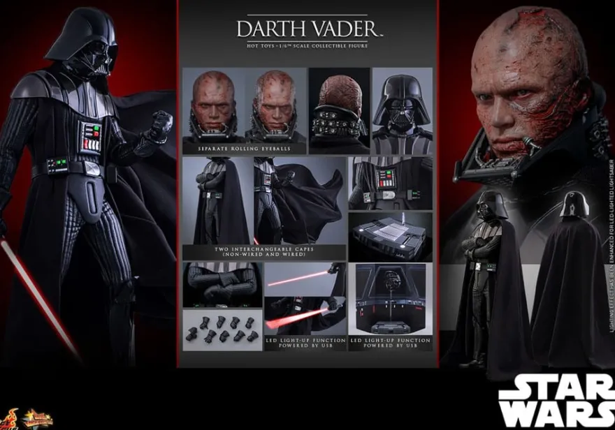 Star Wars: Episode III - Die Rache der Sith Movie Masterpiece Actionfigur 1/6 Darth Vader 35 cm