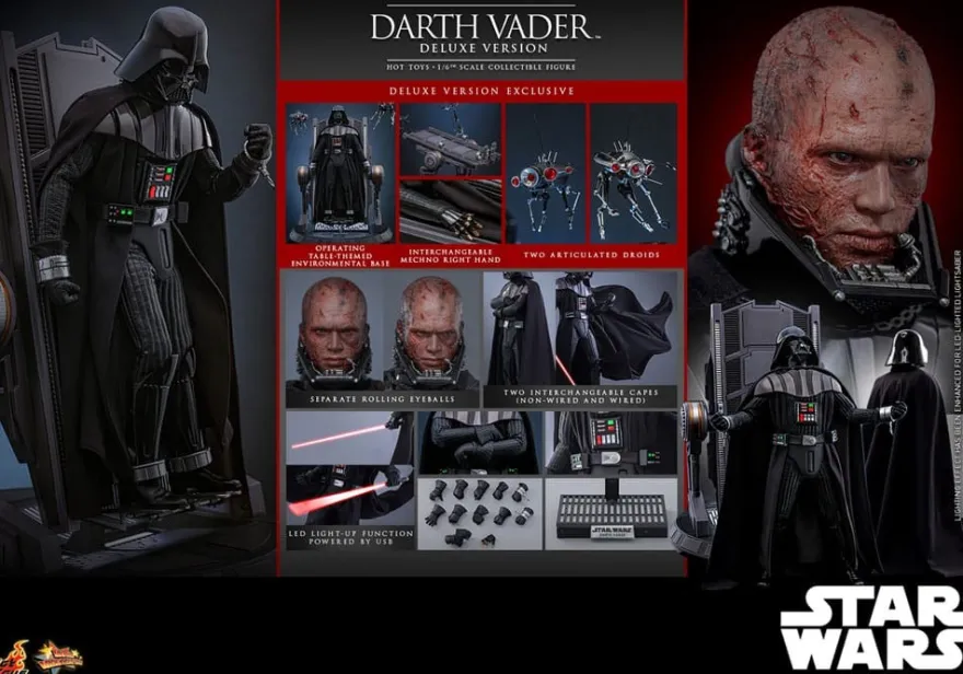 Star Wars: Episode III - Die Rache der Sith Movie Masterpiece 1/6 Darth Vader (Deluxe Version) 35 cm