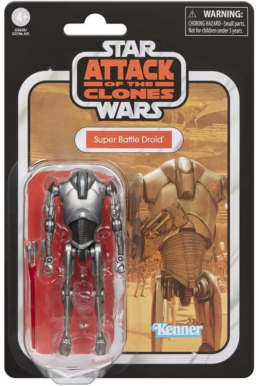 Star Wars Episode II Vintage Collection Actionfigur Super Battle Droid 10 cm