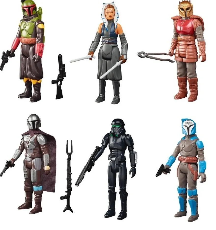 Star Wars Mandalorian Retro Collection Actionfiguren 10 cm Wave 2 (6)