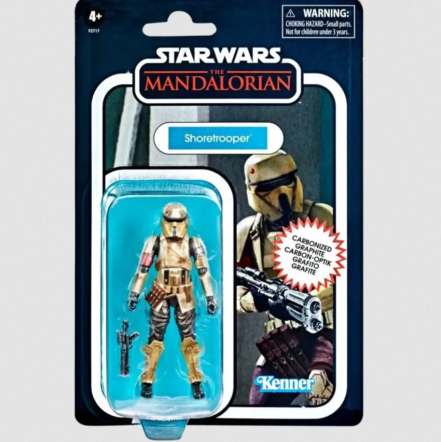 Star Wars Mandalorian Vintage Collection Actionfigur 10 cm Shoretrooper (Carbonized) Exclusive