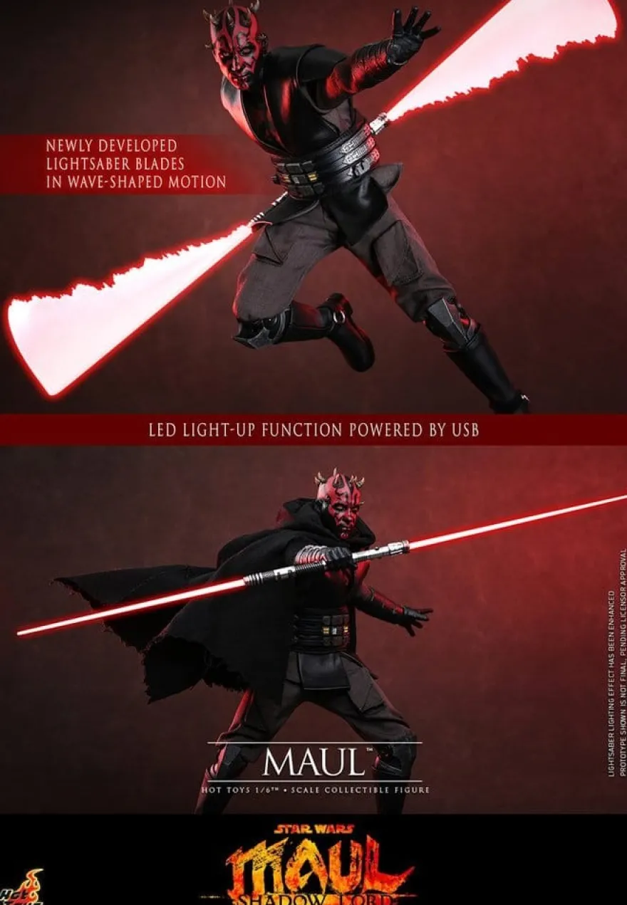 Star Wars: Maul - Shadow Lord Television Masterpiece Actionfigur 1/6 Maul 29 cm