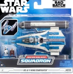 Star Wars Mittelgroßes Fahrzeug BTL-B Y-wing Starfighter with Clone Captain Rex 13 cm