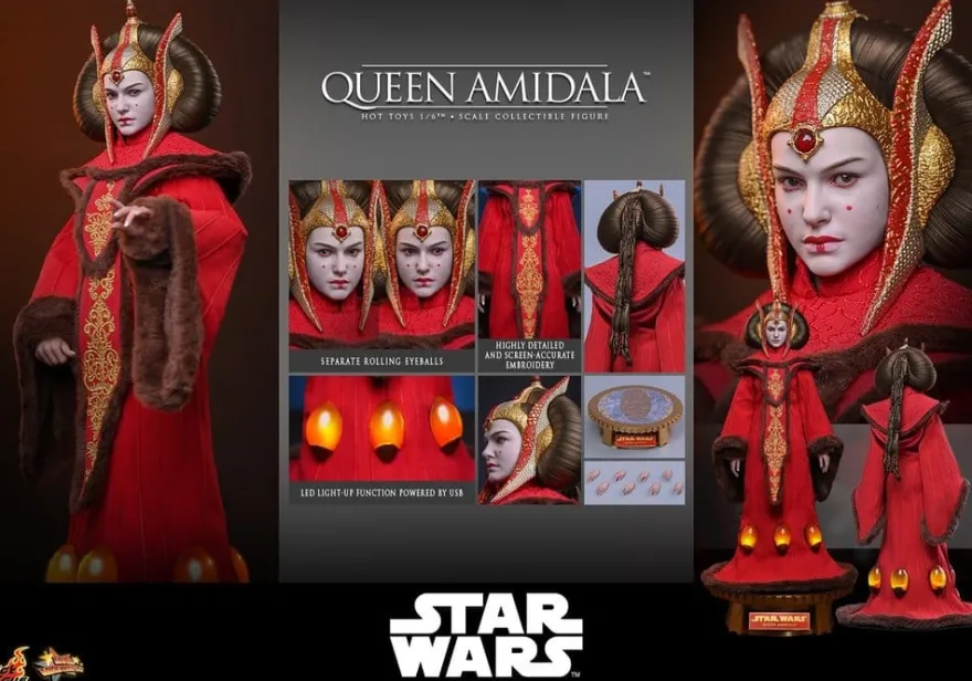 Star Wars Movie Masterpiece Actionfigur 1/6 Queen Amidala 28 cm