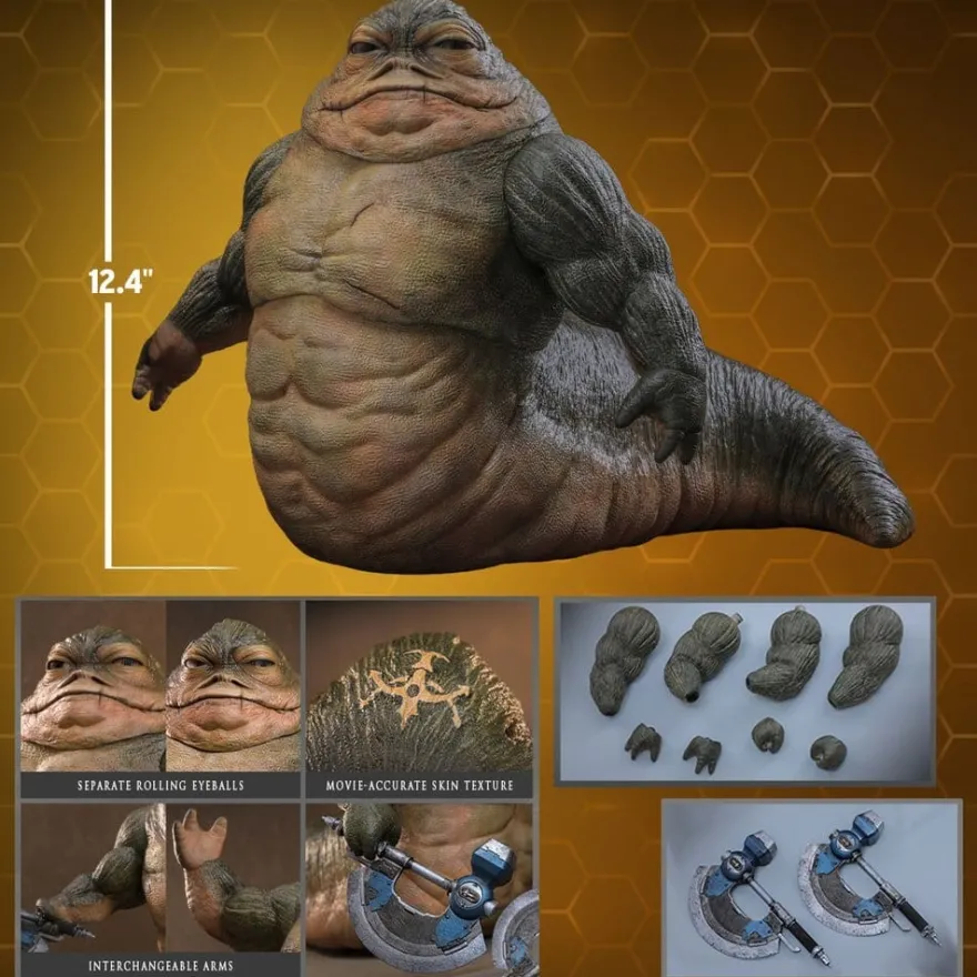 Star Wars Movie Masterpiece Actionfigur 1/6 Rotta The Hutt 32 cm
