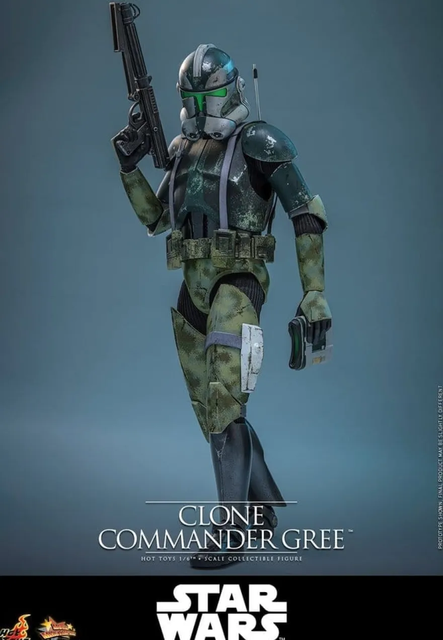 Star Wars Movie Masterpiece Actionfigur 1/6 Clone Commander Gree 30 cm