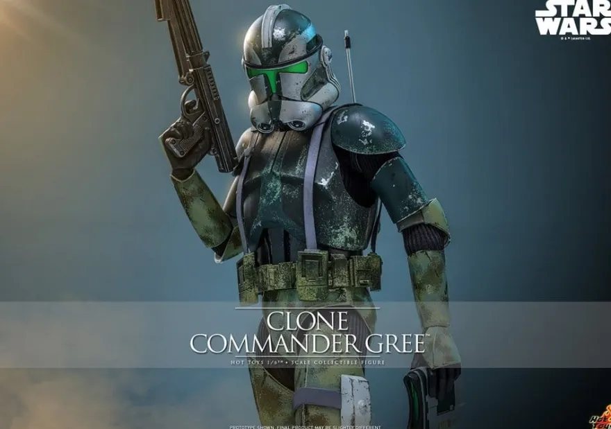 Star Wars Movie Masterpiece Actionfigur 1/6 Clone Commander Gree 30 cm