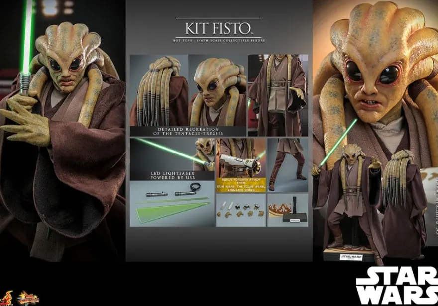 Star Wars Movie Masterpiece Actionfigur 1:6 Kit Fisto 32 cm