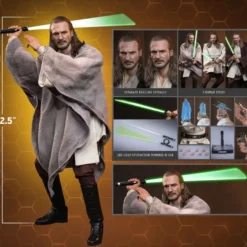 Star Wars Movie Masterpiece Actionfigur 1/6 Qui-Gon Jinn (Collector Edition) 32 cm