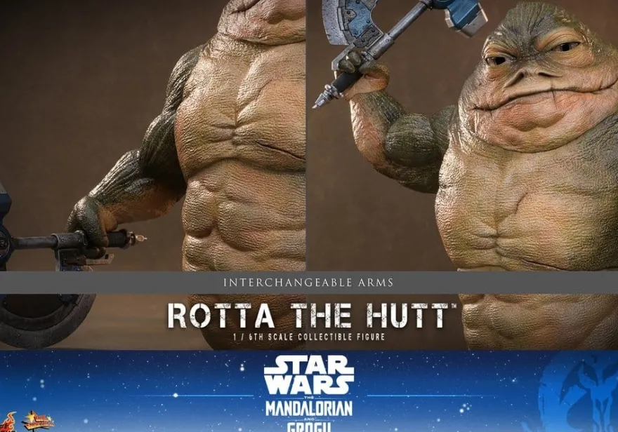 Star Wars Movie Masterpiece Actionfigur 1/6 Rotta The Hutt 32 cm