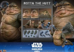 Star Wars Movie Masterpiece Actionfigur 1/6 Rotta The Hutt 32 cm