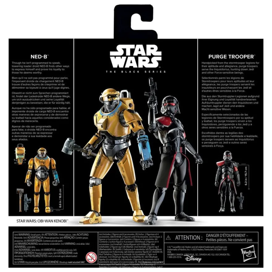 Star Wars: Obi-Wan Kenobi Black Series Actionfiguren 2er-Pack NED-B & Purge Trooper Exclusive 15 cm