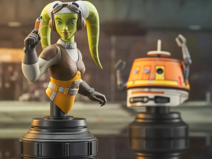 Star Wars Rebels Büsten 1/7 Hera & Chopper (2-Pack)